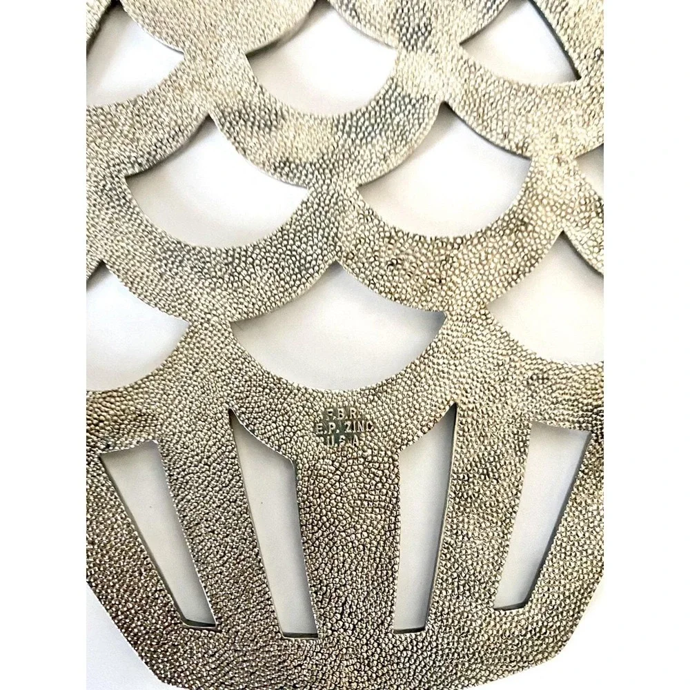 Vintage Owl Trivet F. B. Rogers Zinc Wall Decor MCM Retro USA Nostalgia